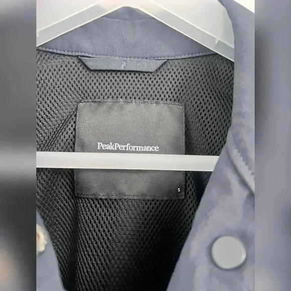 PEAK PERFORMANCE 2L Coach Jacket Waterproof jacket in Blue Shadow Size S - Picture 5 of 7